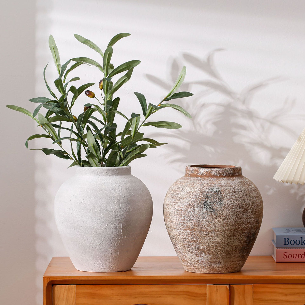 Handgefertigte Terrakotta Vase Brehn