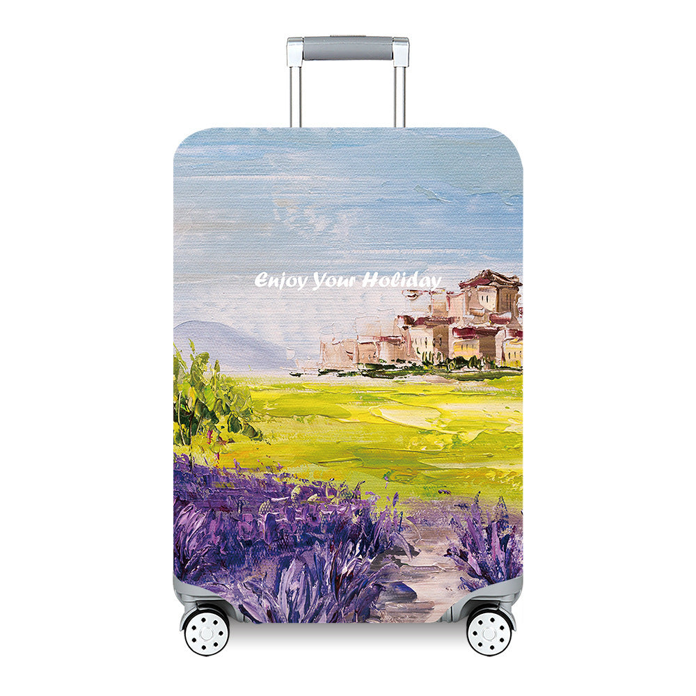 Damen Reise-Koffer mit farbenfrohem Blumendesign Brehn