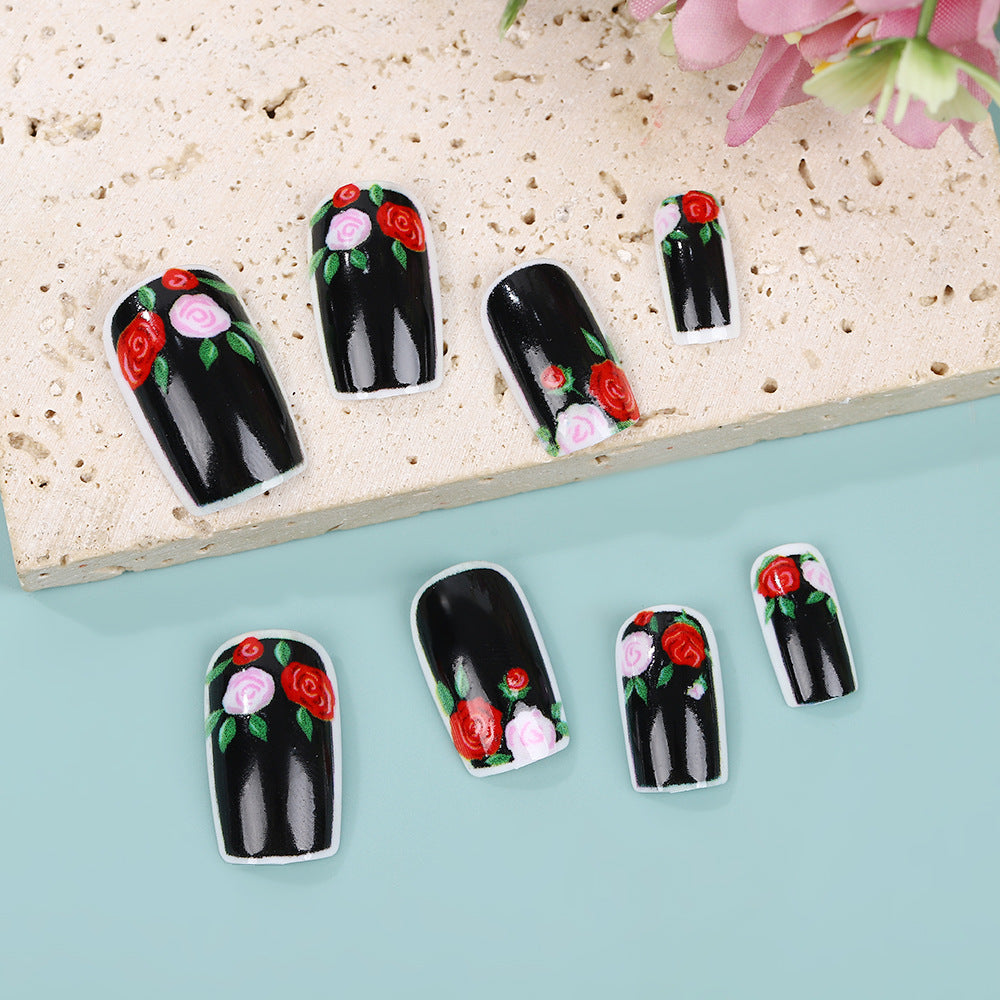 Kunstnägel im floralen Vintage-Design Brehn