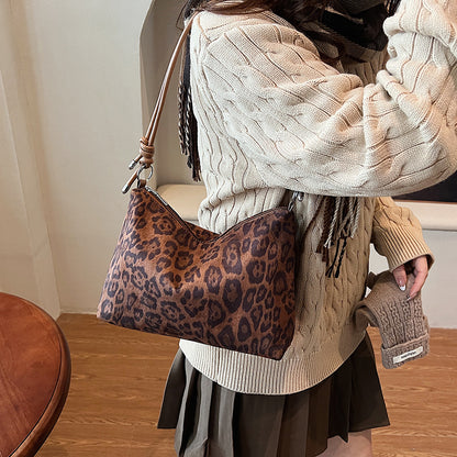 Stylische Leopardenmuster-Handtasche