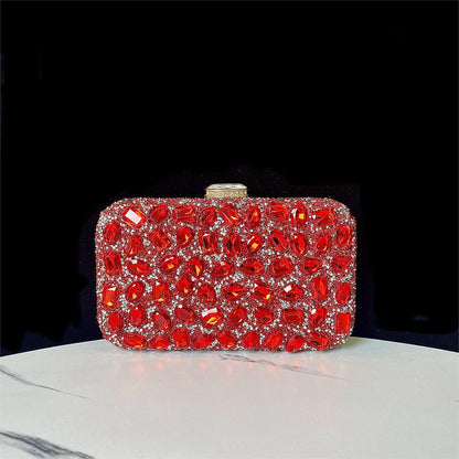 Glamouröse Bejeweled Abend Clutch