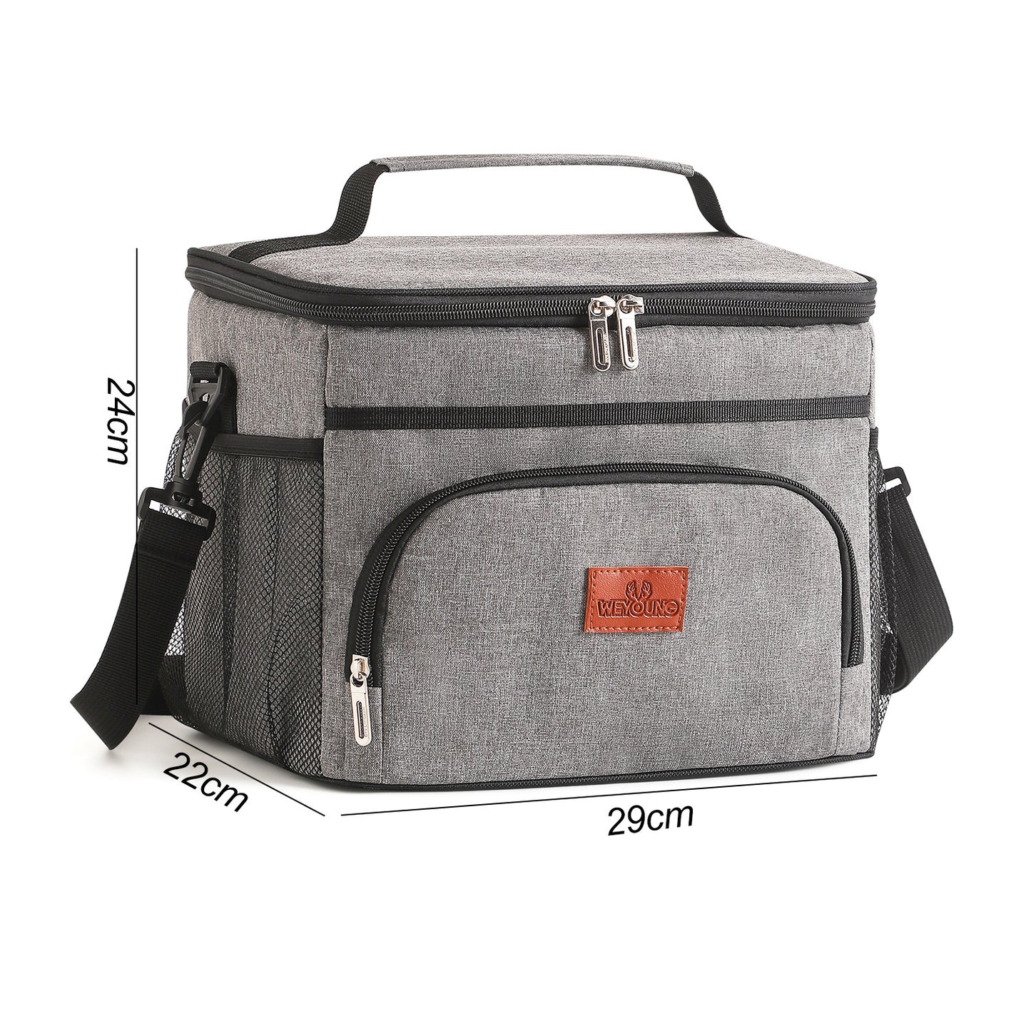 Damen Isolierte Kühl-Tasche mit mehreren Fächern und praktischem Tragesystem Brehn