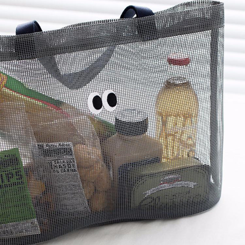 Praktische Strandtasche mit Netzstruktur Brehn