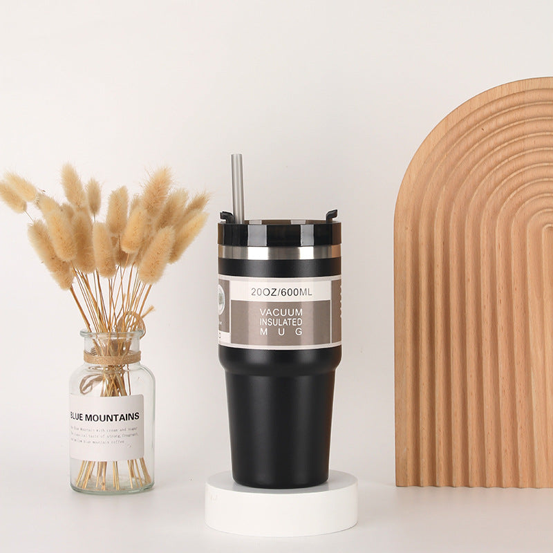 Unisex Isolierter Trinkbecher mit integriertem Strohhalm Brehn