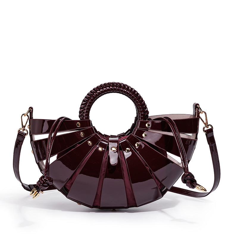 Elegante fächerförmige Handtasche Brehn