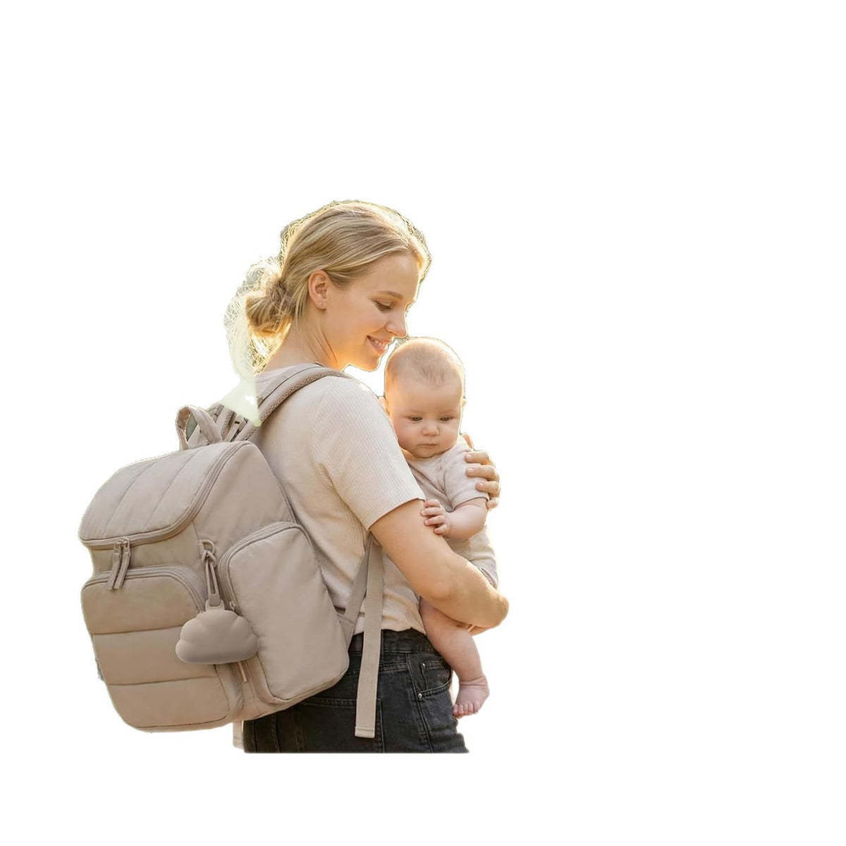 Isolierter Mehrfach-Taschen-Rucksack Brehn