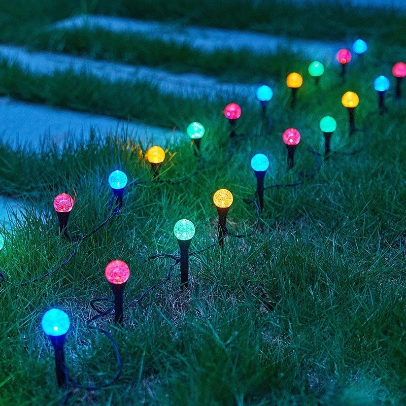 Crescent Moon Solar Gartensteckerlichter mit strukturiertem Acryl-Diffusor und warmweißem LED Brehn