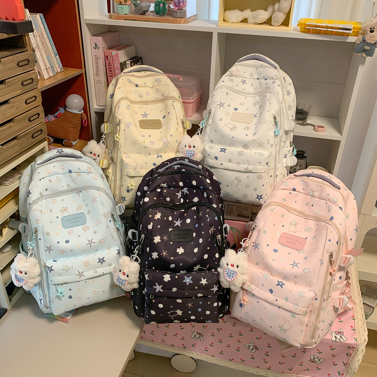 Verspielter maritimer Rucksack Brehn