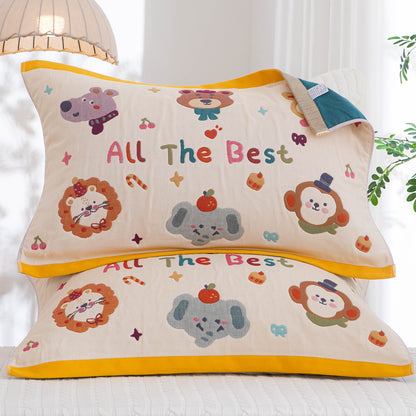 Damen Kissenbezüge mit fröhlichem Patchwork-Motiv Brehn