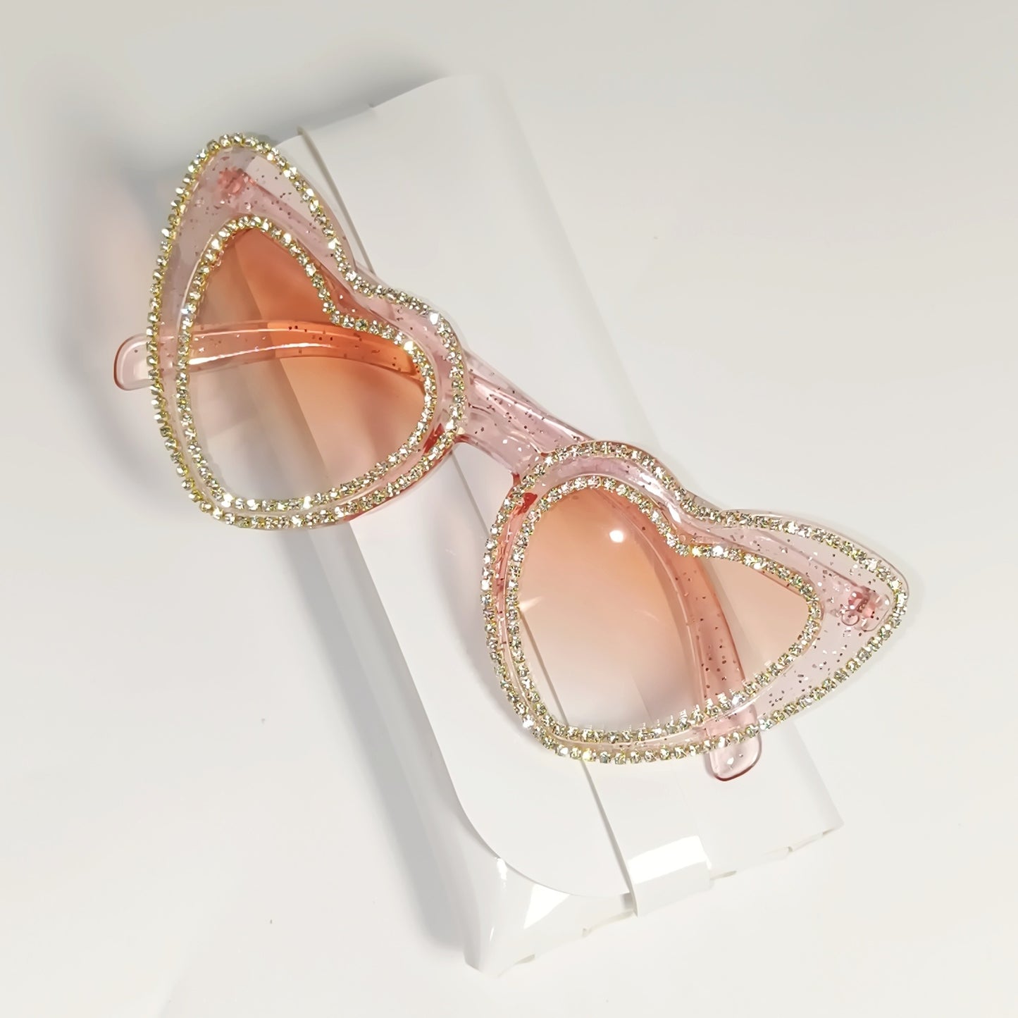 Rhinestone-beschmückte herzförmige Sonnenbrille Brehn