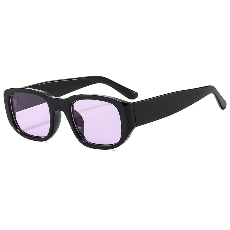 Damen modische Sonnenbrille mit innovativem, rechteckigem Rahmen Brehn