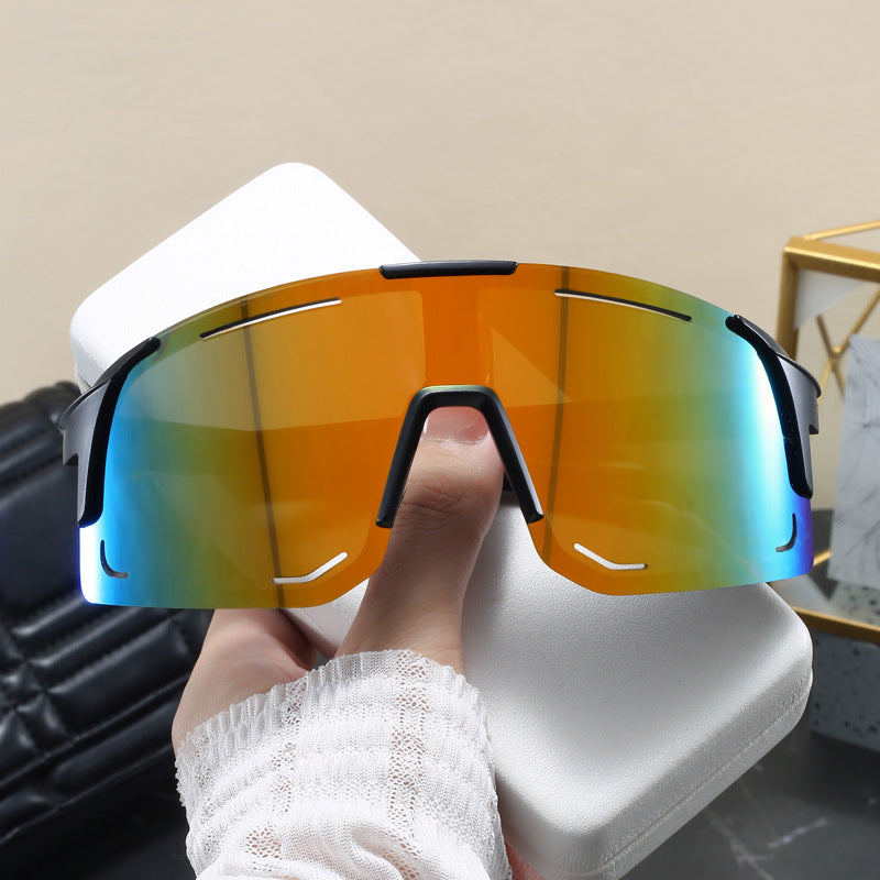 Damen Sportliche Sonnenbrille mit breitem Sichtfeld Brehn