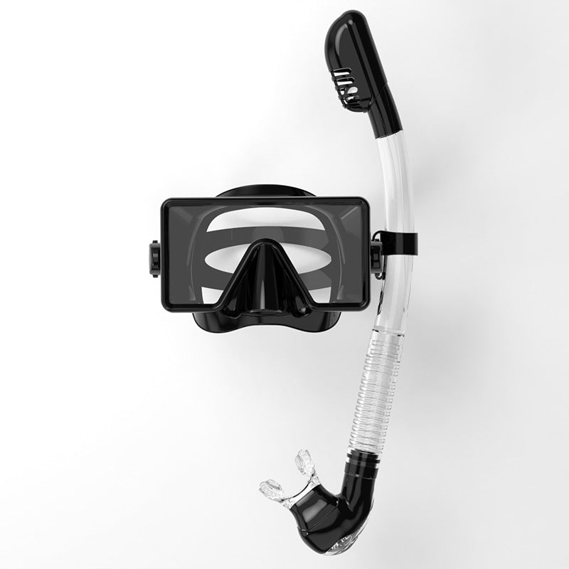 Hochwertige Tauchmaske mit Breitem Sichtfeld und Flexibler Atemröhre Brehn