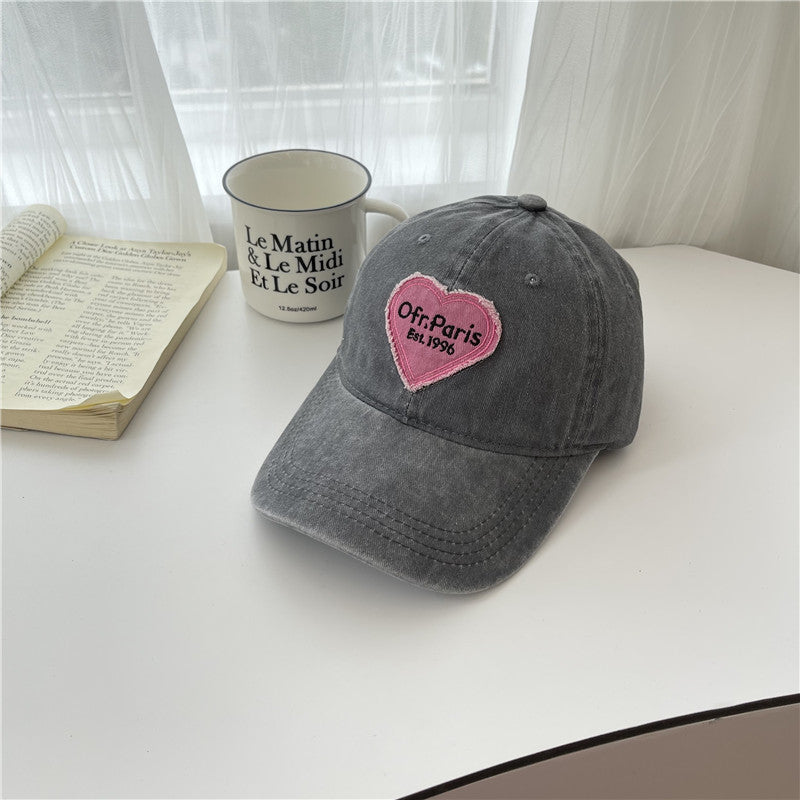 Damen Vintage-inspiriertes besticktes Baseballcap Brehn