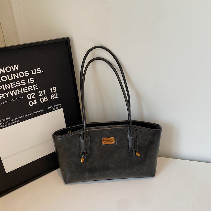 Elegante Strukturierte Schultertasche Brehn