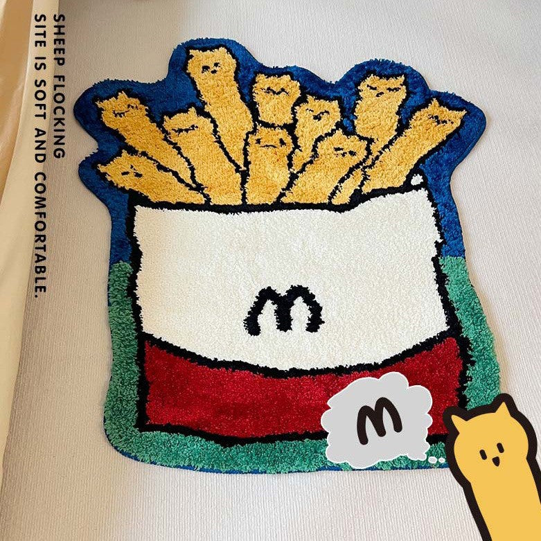 Spaß Fast-Food-Themen Brehn Teppich