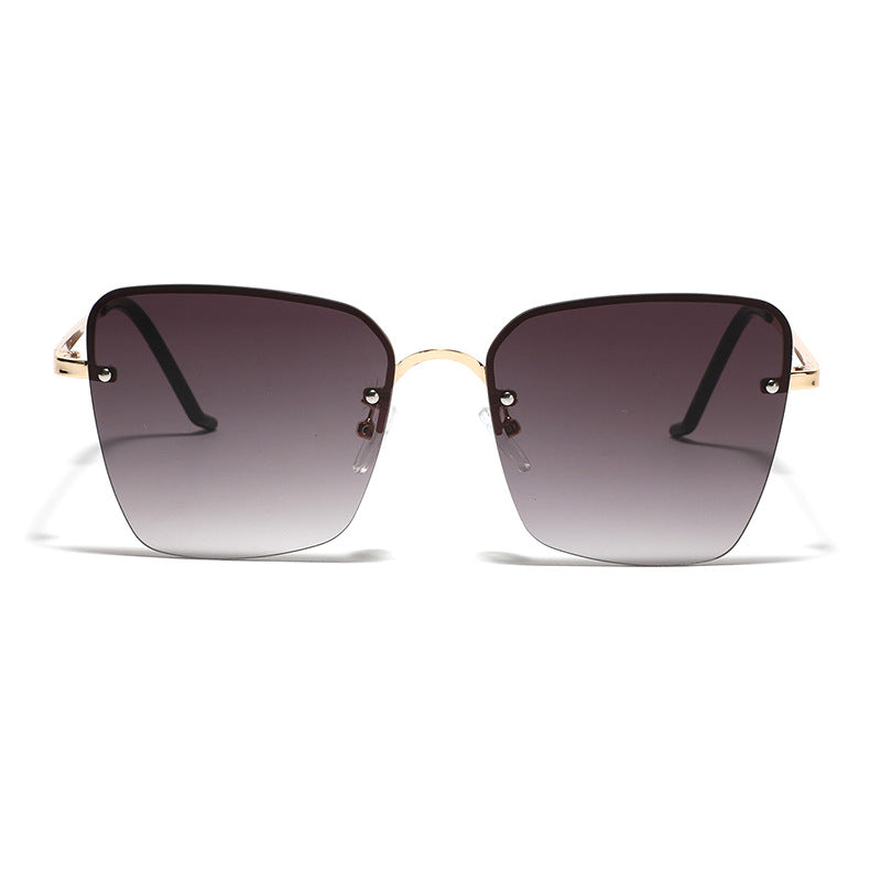 Damen modische quadratische Sonnenbrille mit graduiertem Gläsern Brehn