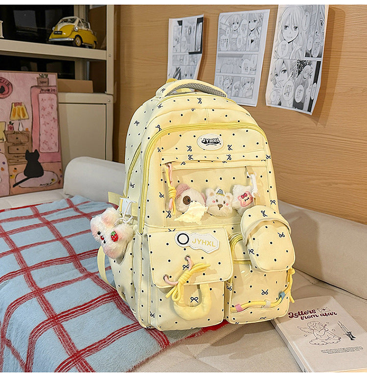 Mehrfachfach Transpatarent Schulrucksack