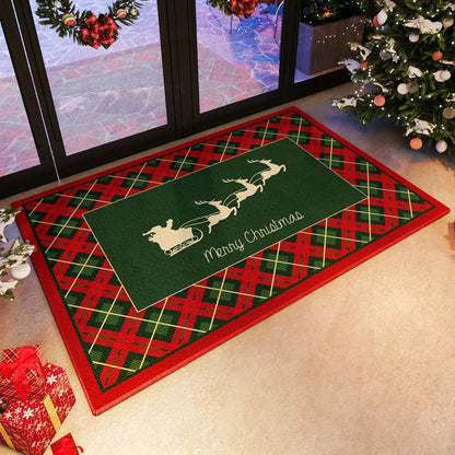 Festliche Weihnachtsbaum-Themen-Innendoormat Brehn
