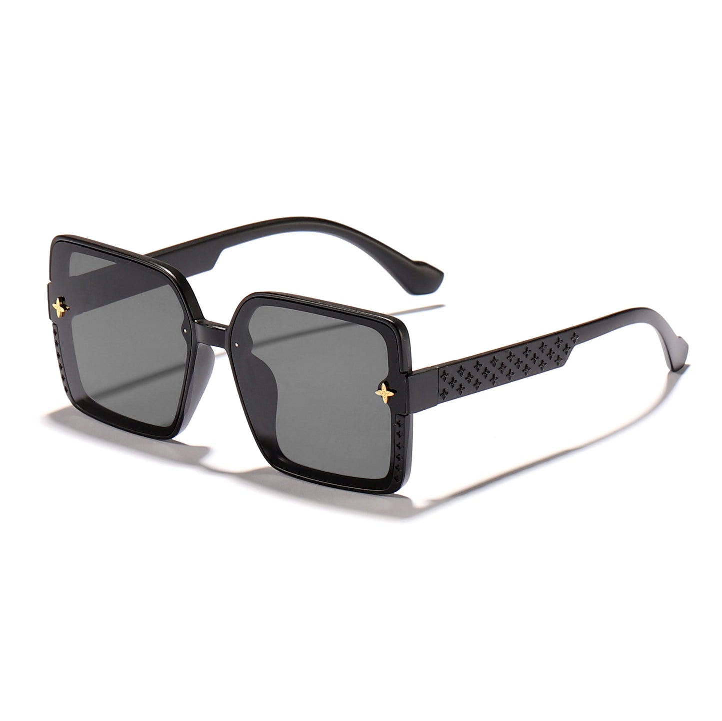 Damen modische quadratische Sonnenbrille mit verziertem Rahmen Brehn