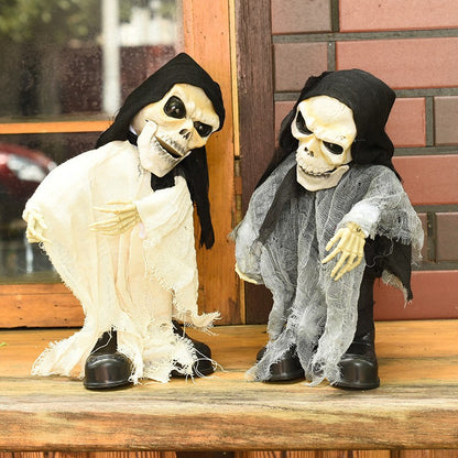 Spooky Animierte Halloween Skelett Dekoration Brehn