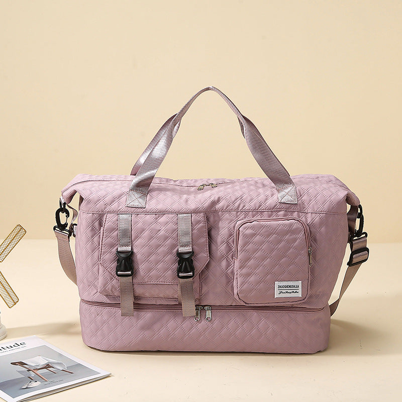 Premium gep quiltete Reisetasche