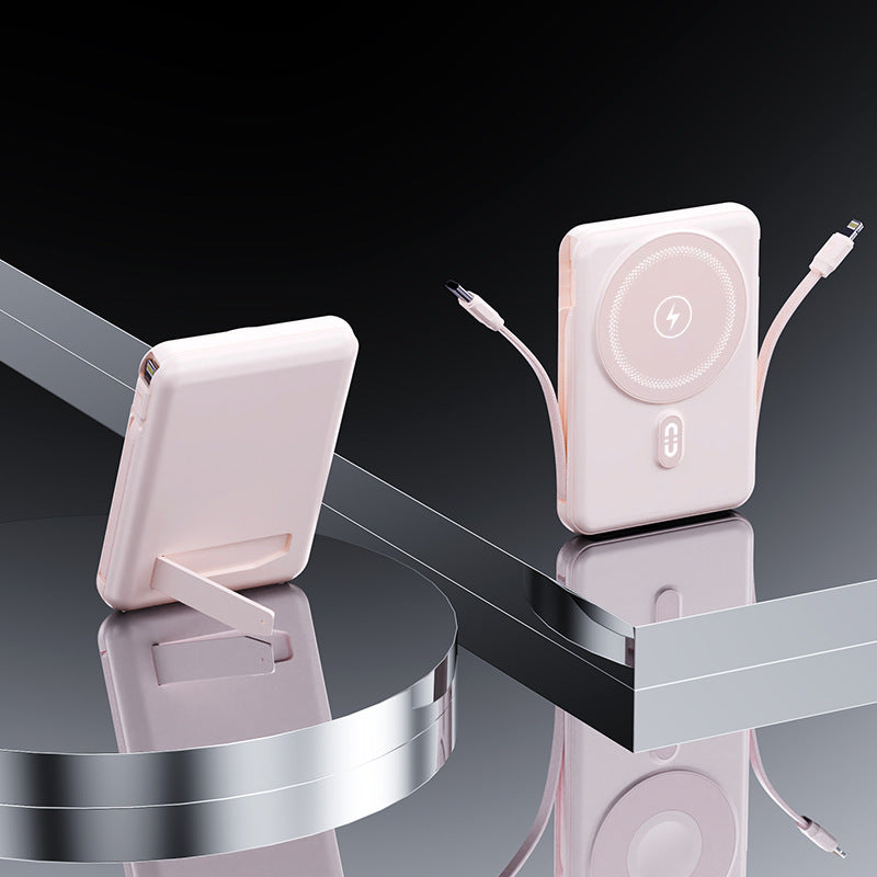 Tragbare Powerbank mit Integriertem Halter und Schnellladefunktion Brehn
