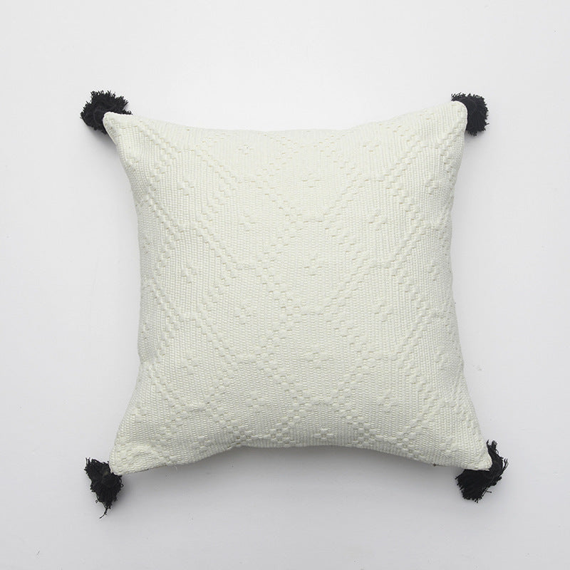 Strukturierter gewebter dekorativer Kissen