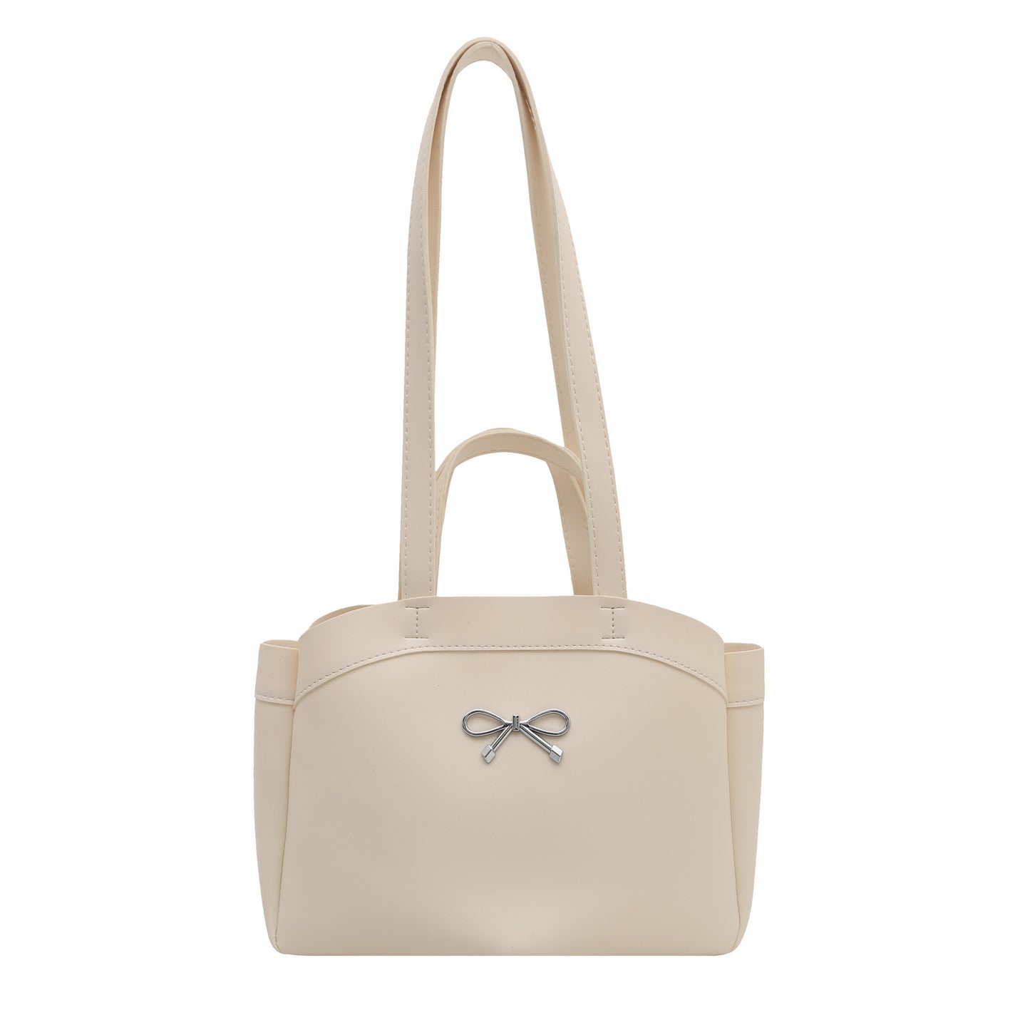 Elegante Bogen-Akzent Handheld Tote Bag Brehn