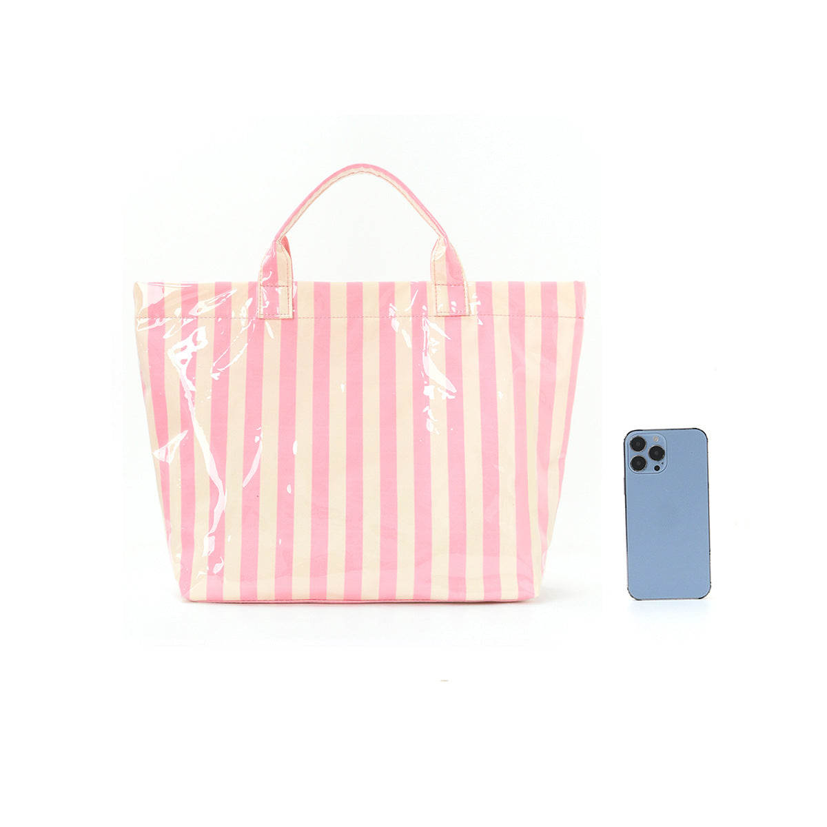 Strandtasche mit Buntem Karomuster und Wasserabweisender Beschichtung Brehn
