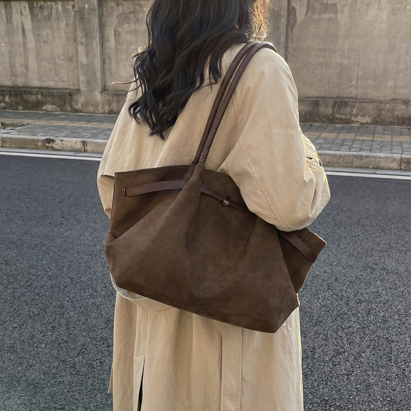 Wildleder Übergroße Tote Tasche Brehn