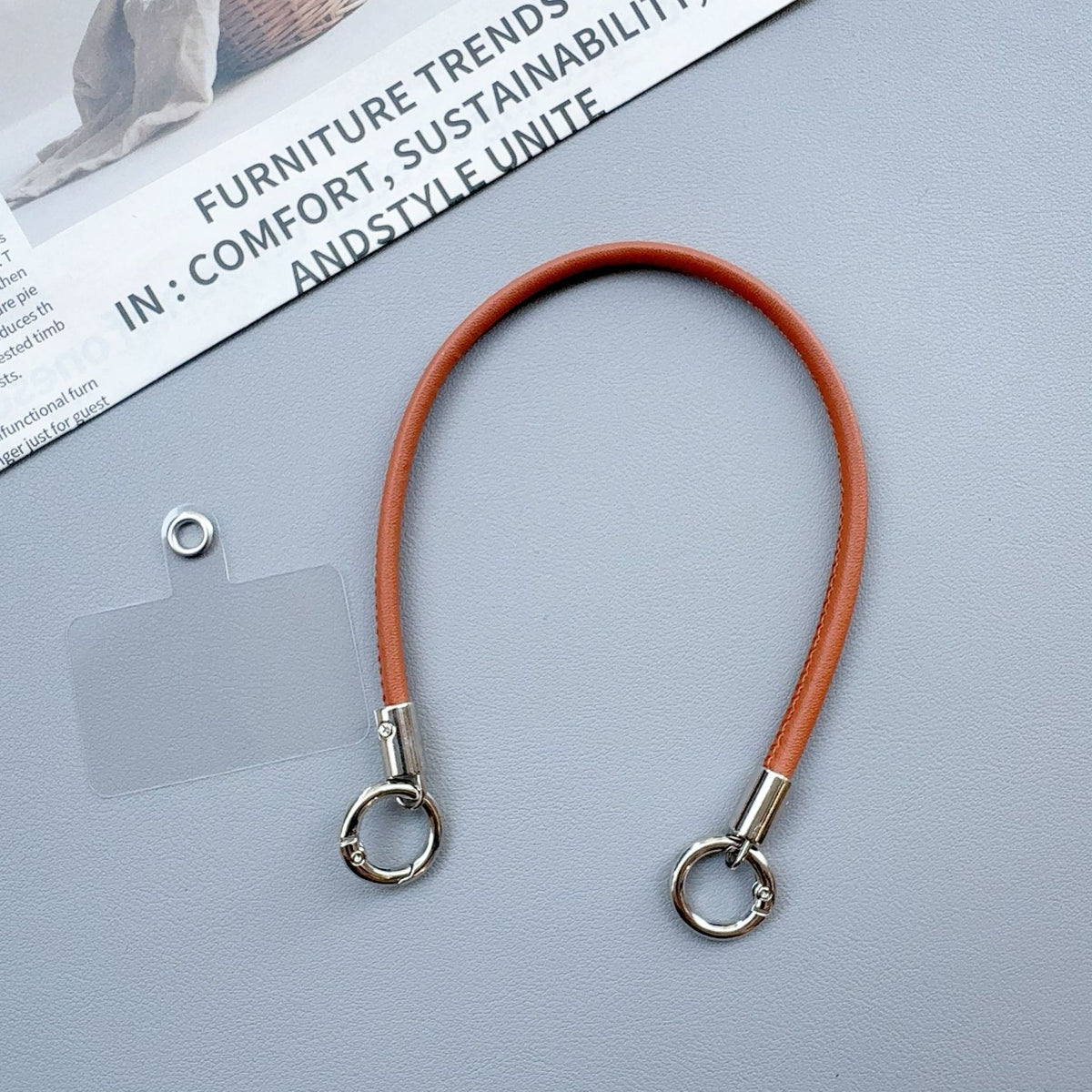 Premium langlebiger Schlüsselband mit Metallclips Brehn