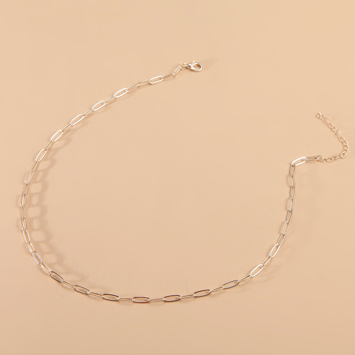 Schlanke lange Gliederkette Halskette Brehn