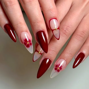 Elegante Gel-Nagelkunstverlängerungen Brehn