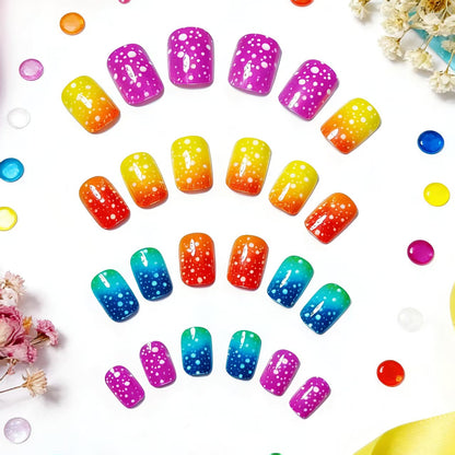 Vibrant Gradient Nagelkunst Brehn