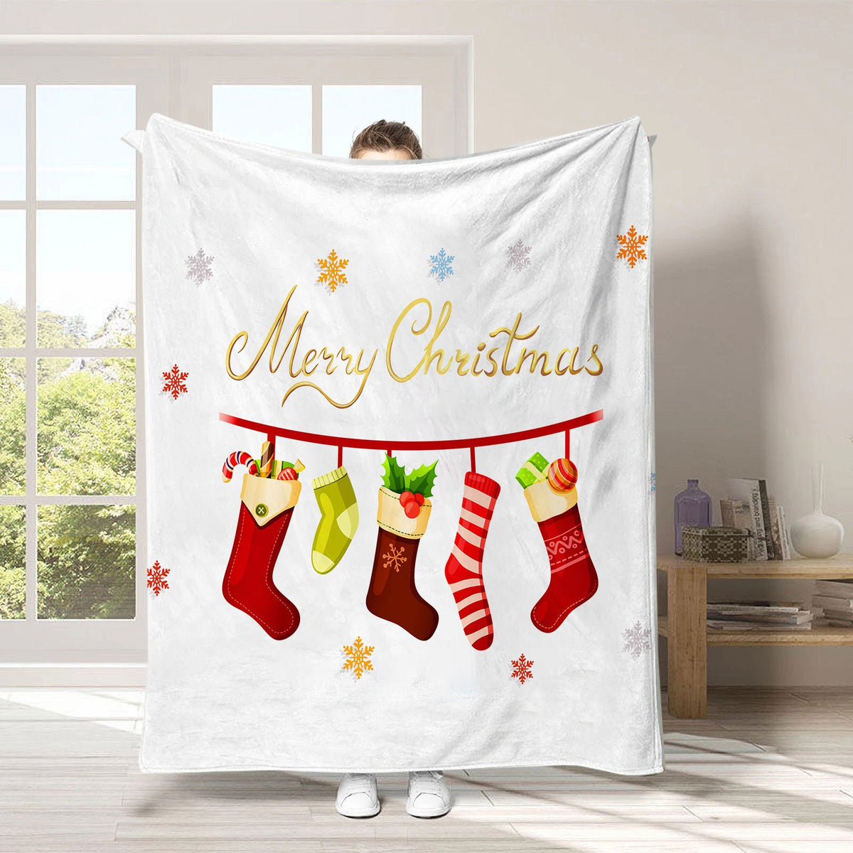 Urlaubsbedingte Fleece-Wurfdecke
