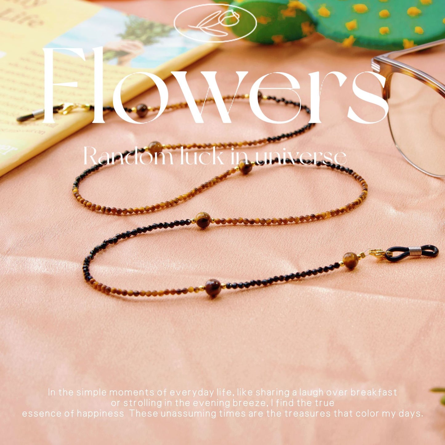 Beaded Eyewear Retainer Chain Brehn