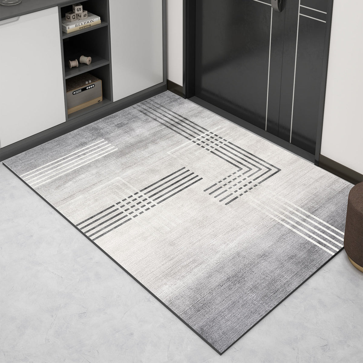 Geometrisches Muster Dekorativer Teppich