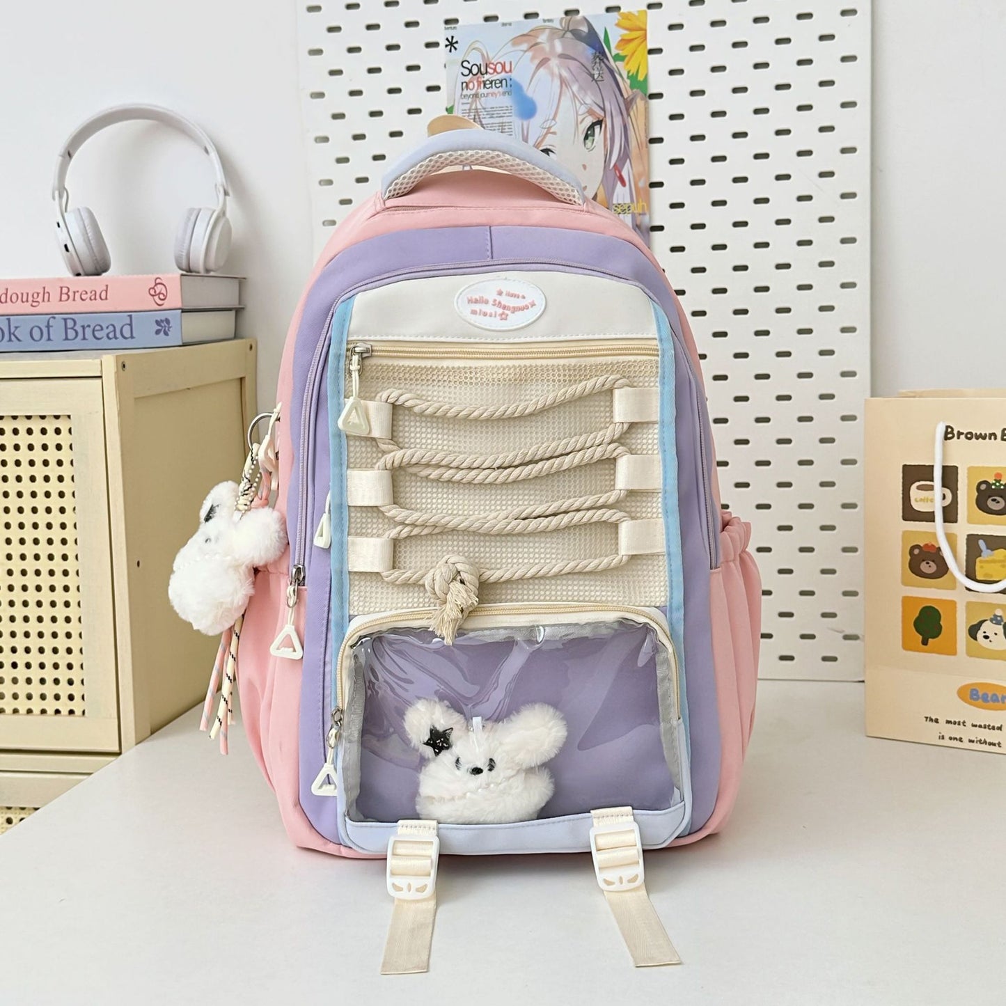 Verspielter Multifunktionaler Schulrucksack