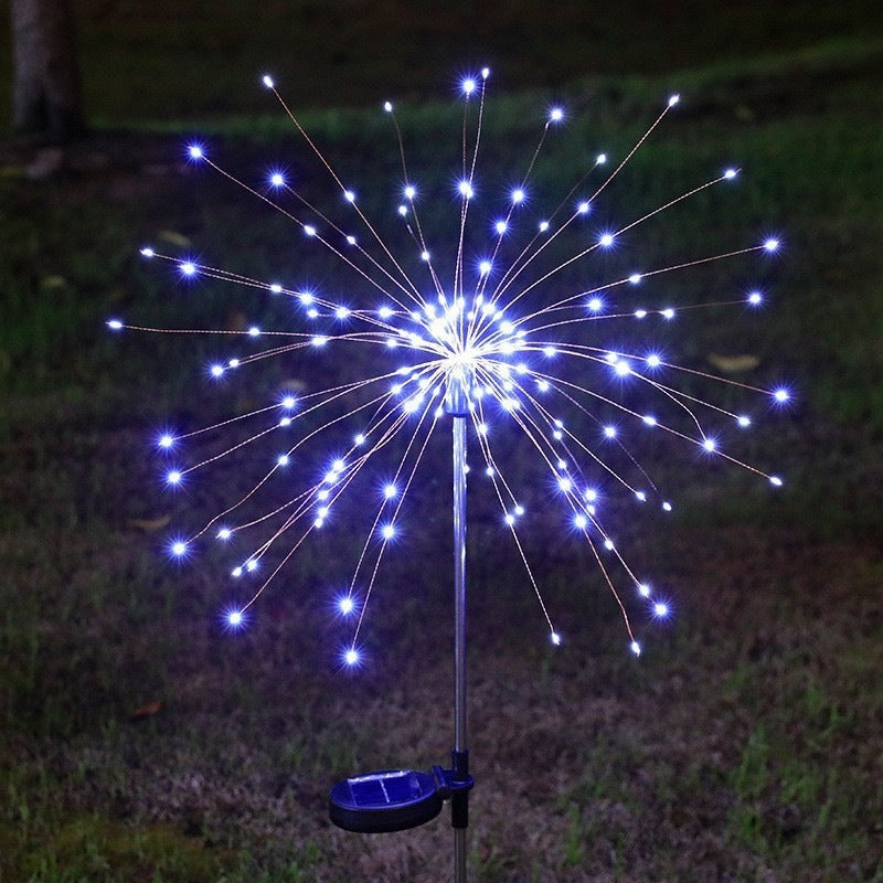 Starburst Solar Gartenstecker LED Funkelnde Skulptur Brehn