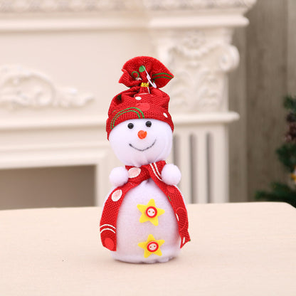 Dekorative Plüsch-Schneemann-Figur Brehn