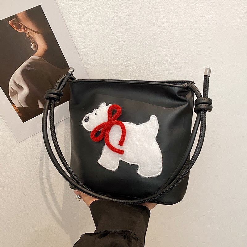 WoCute Teddy Bear Patch Handtasche Brehn