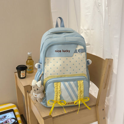 Stylischer multifunktionaler Rucksack mit niedlichen Charms Brehn
