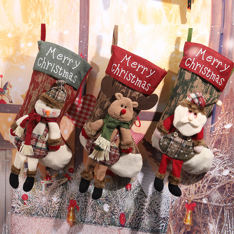 Dekorativer Weihnachtsstrumpf im Rentierdesign Brehn