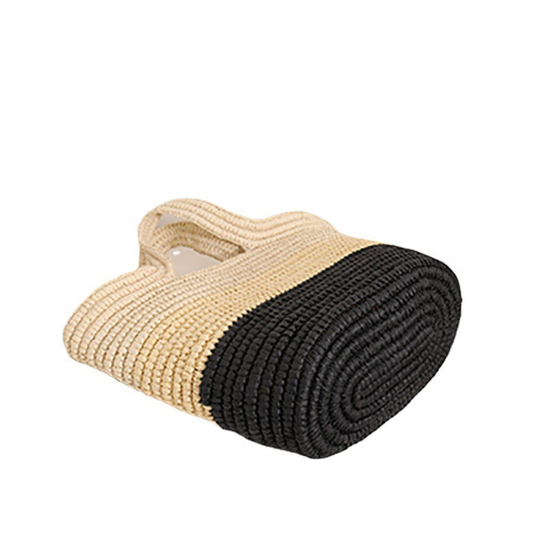 Handgefertigte Langlebige Strandtasche mit Fröhlichem Zickzackmuster Brehn