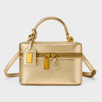 Gepolsterte Leder Handtasche