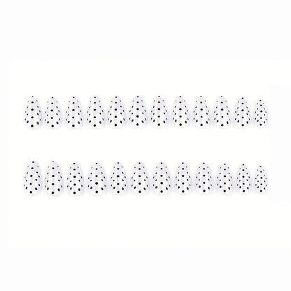 Elegante Polka Dot Press-On Nagelverstärkungen Brehn