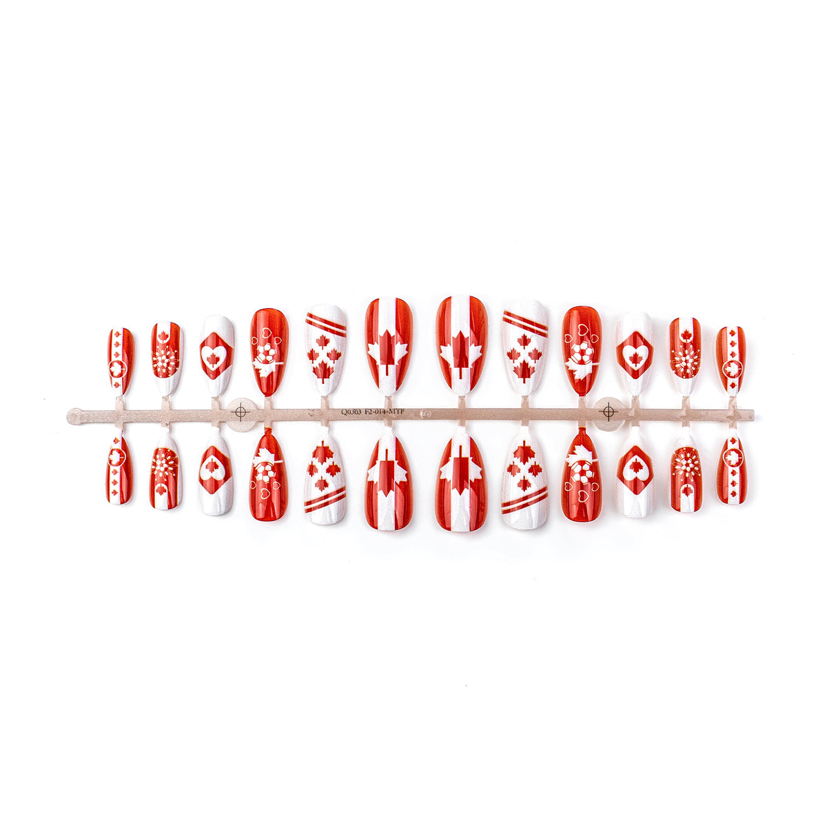 Sport-Themen Press-On Nail Art Set