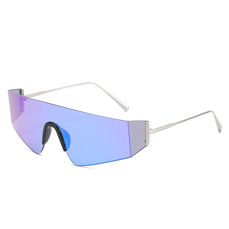 Damen futuristische Oversized-Sonnenbrille Brehn