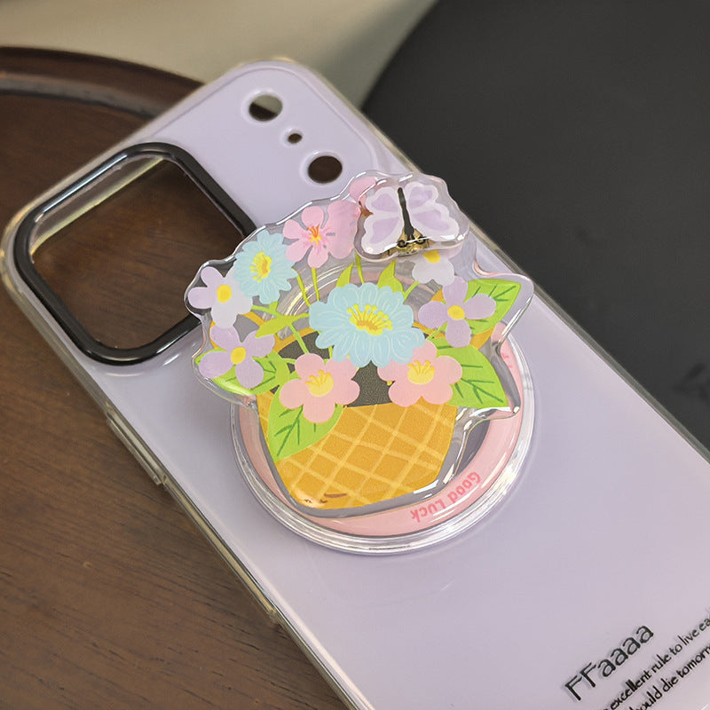 Floral Eiswaffel Handygriff Brehn